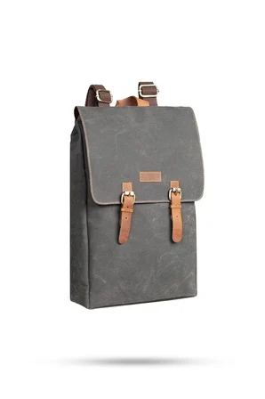 Design 02 15.6 Inch Kanvas Laptop Sırt Çantası