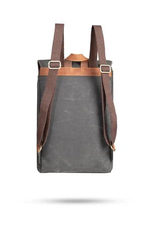 Design 02 15.6 Inch Kanvas Laptop Sırt Çantası