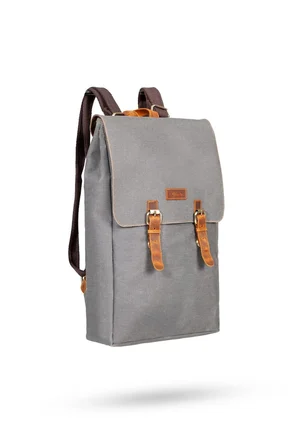 Design 02 15.6 Inch Kanvas Laptop Sırt Çantası