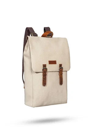 Design 02 15.6 Inch Kanvas Laptop Sırt Çantası