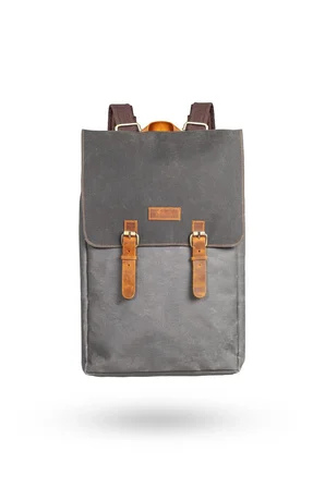 Design 02 15.6 Inch Kanvas Laptop Sırt Çantası