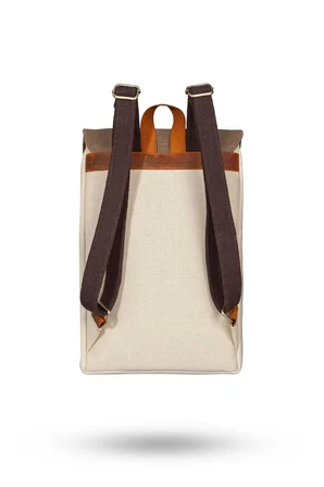 Design 02 15.6 Inch Kanvas Laptop Sırt Çantası