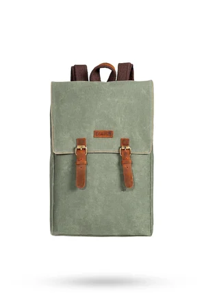 Design 02 15.6 Inch Kanvas Laptop Sırt Çantası