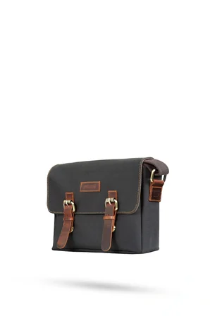 Design 01 Kanvas - Deri Unisex Postacı Çanta