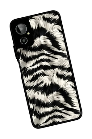 General Mobile Gm 23 SE Uyumlu Zebra Tasarımlı Parlak Silikon Kılıf