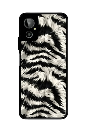 General Mobile Gm 23 SE Uyumlu Zebra Tasarımlı Parlak Silikon Kılıf