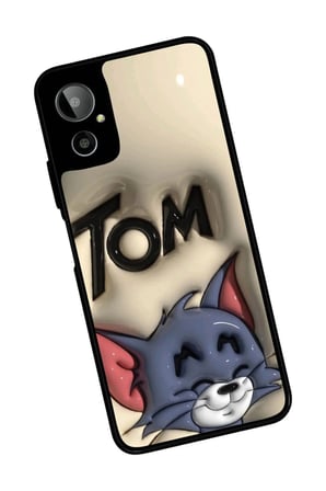 General Mobile Gm 23 SE Uyumlu Tom And Jerry Tasarımlı Parlak Silikon Kılıf