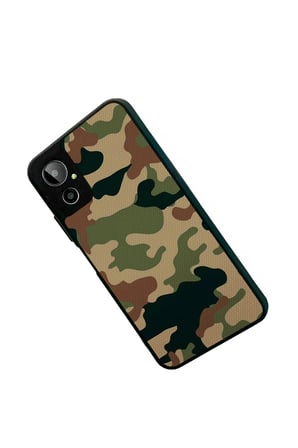 General Mobile Gm 23 SE Uyumlu Kamuflaj Tasarımlı Parlak Silikon Kılıf