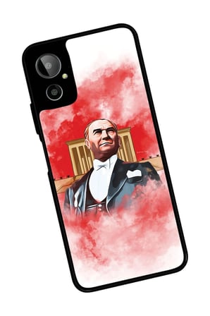 General Mobile Gm 23 SE Uyumlu Atatürk Tasarımlı Parlak Silikon Kılıf