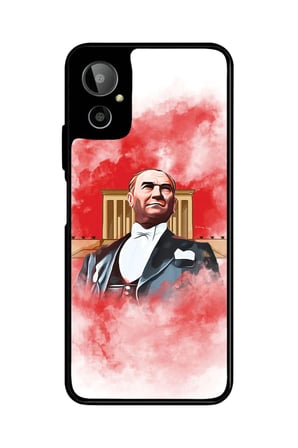 General Mobile Gm 23 SE Uyumlu Atatürk Tasarımlı Parlak Silikon Kılıf