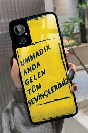 General Mobile Gm 23 SE Uyumlu Söz Yazılı Parlak Silikon Kılıf