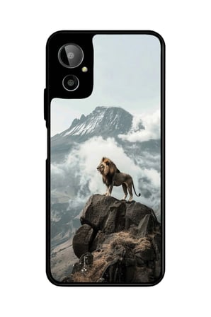 General Mobile Gm 23 SE Uyumlu Aslan Tasarımlı Parlak Silikon Kılıf