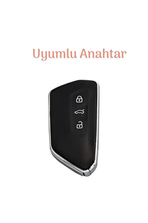 Golf 8 2021+ Caddy 2021+ Tiguan 2024 Leon Cupra Formenter Nano Anahtar Kılıfı Yeşil Gold Renk
