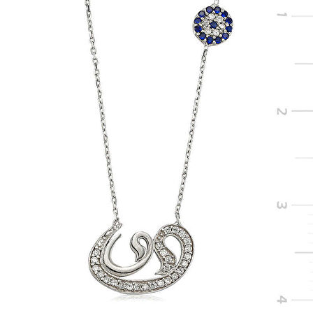 Gümüş Vav Kadın Kolye