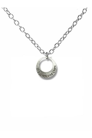 "Moon of My Life" Yazılı Kolye 60 cm Zincirli | Game of Thrones Temalı Romantik Unisex Takı