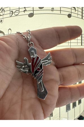 Anka Kuşu Figürlü Kolye – 60 cm Zincirli Zamaksız Metal Unisex Takı