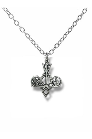 Rebel Emblems – Ölümcül Aletler & Açlık Oyunları Temalı Unisex Kolye (60 cm Zincirli)