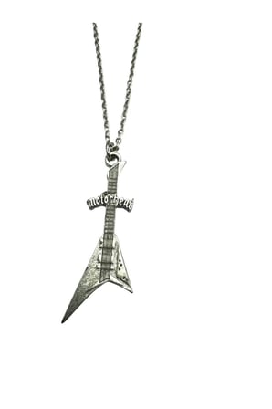Motörhead İlhamlı Elektro Gitar Figürlü Anahtarlık – 60 cm - Metal Heavy Metal Rock Aksesuar