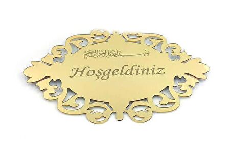 Gold Pleksi Kapı Süsü