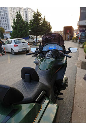 Honda Goldwing Bagger Siperlik Ön Cam 2018 2023 Model 38cm Siyah Renkli 4mm ORTA BOYLU CAM
