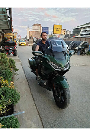 Honda Goldwing Bagger Siperlik Ön Cam 2018 2023 Model 65cm Açıkfüme Renkli 4mm UZUN BOYLU CAM