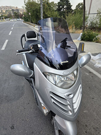 MOTOCAM Kymco Grand Dink Siperlik Ön Cam 2002-2008 Model 47cm Füme Renkli 4mm