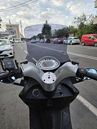 MOTOCAM Kymco Grand Dink Siperlik Ön Cam 2002-2008 Model 47cm Füme Renkli 4mm