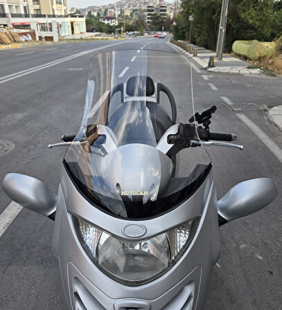 MOTOCAM Kymco Grand Dink Siperlik Ön Cam 2002-2008 Model 47cm Şeffaf Renkli 4mm