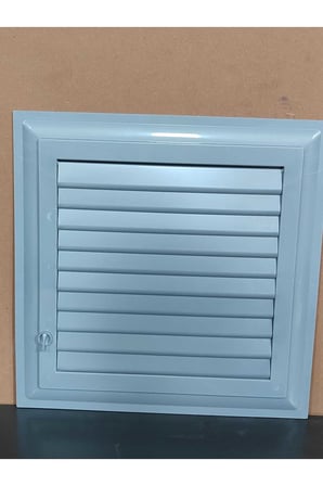 KLC Havalandırma Menfezi Banyo Wc Tuvalet Menfez Plastik Panjur Gri 45x65 cm.