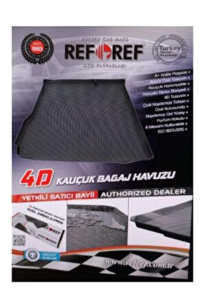 Toyota Corolla 2013-2018 4d Bagaj Havuzu %100 Kauçuk Araca Özel Kenar Bariyerli A+ Plus