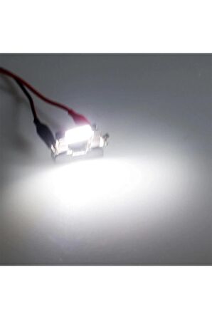 2 Adet Oto Tavan Led Sofit Led Plaka Ampül 39mm 12v Beyaz