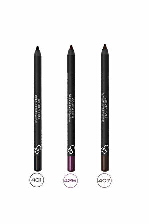 Dream Eyes Eyeliner 3 lü Göz Kalemi Set No:401-425-407