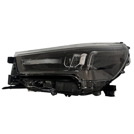 Toyota Hilux Far Revo 2021-2024 Sol  (Mercekli /İçi KoyuGri) (Hilux Yazılı-ınvıncıble) ,UNİ-X-170A-LH