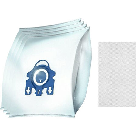 Aeroflow Miele Uyumlu Hyclean 3D Gn 4'lü Toz Torbası