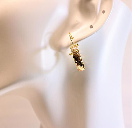 Altın Halka Anne Küpesi