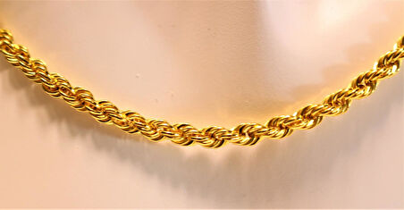 8 Ayar Kadın Altın Halat Zincir