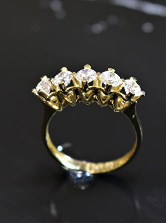 Altın Beştaş Yüzük