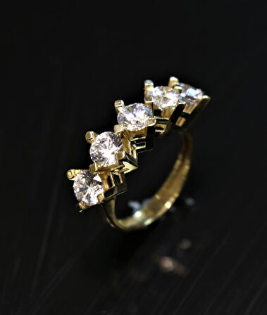 Altın Beştaş Yüzük