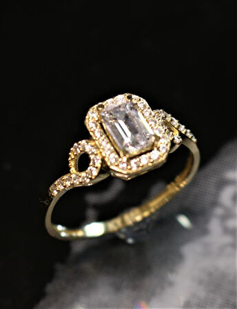 Baget Taşlı Yüzük