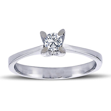 Pırlanta Tek Taş Yüzük