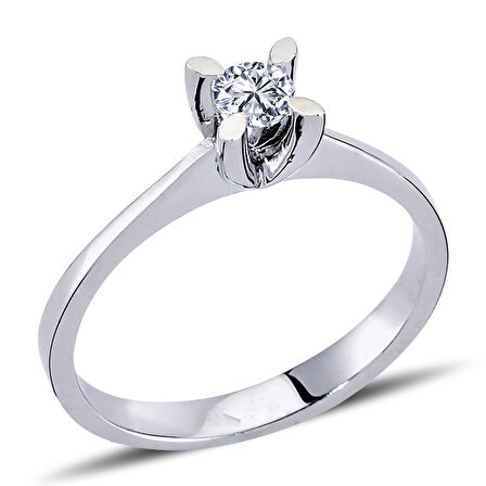 Pırlanta Tek Taş Yüzük