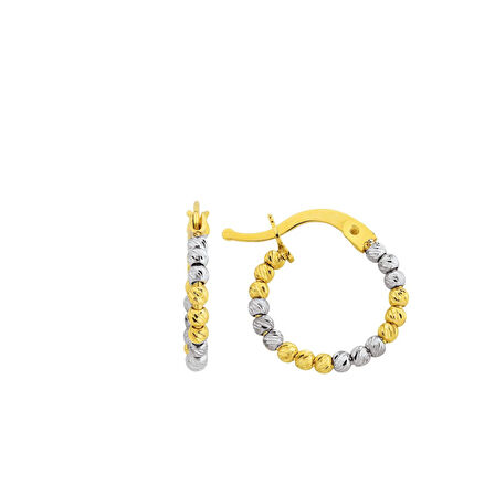 Altın Dorika Toplu Küpe