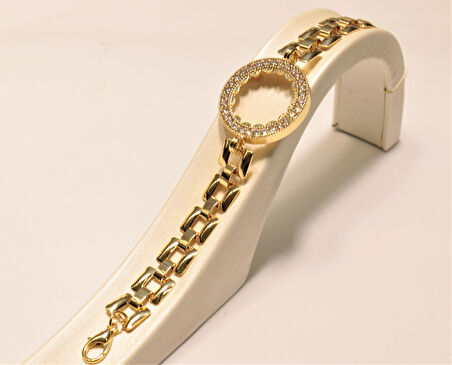 Çeyreksiz Altın Kaplama Bileklik KK01