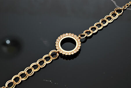 Çeyreksiz Altın Kaplama Bileklik KK04