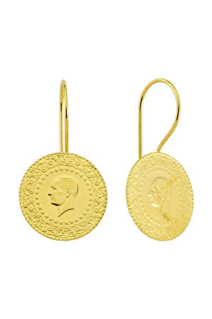 Çeyrek Altın Küpe 25072