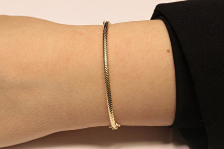 Altın Burgu Kelepçe Bilezik