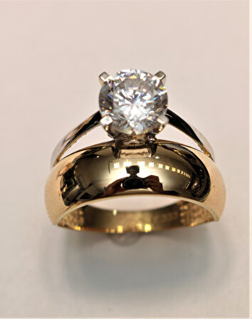 Tek Taş Alyans Yüzük