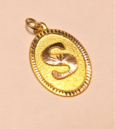 Altın Nostaljik S Harfi