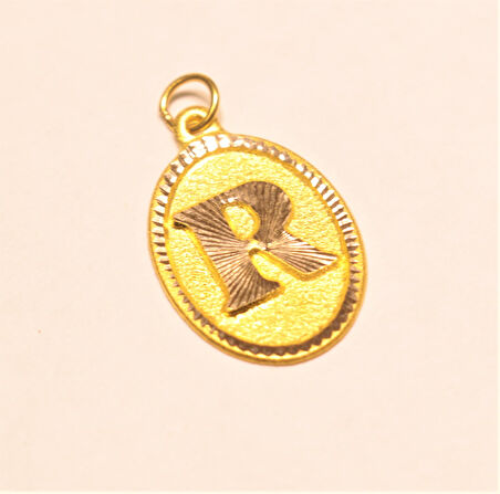 Altın Nostaljik R Harfi