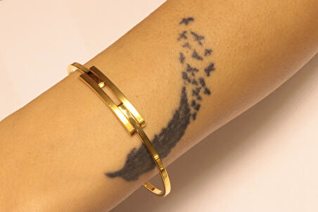 Altın Kaburga Kelepçe Bilezik 3283